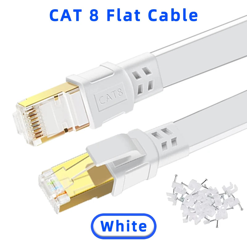 40Gbps Shielded Cat8 Network Cable