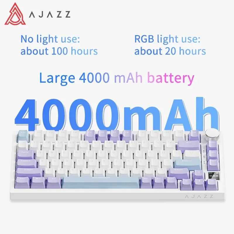 Wired/2.4GHz/BT Tri-Mode Mechanical Keyboard