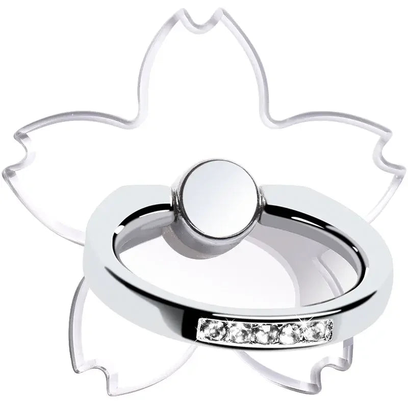 Transparent Butterfly Phone Ring Stand