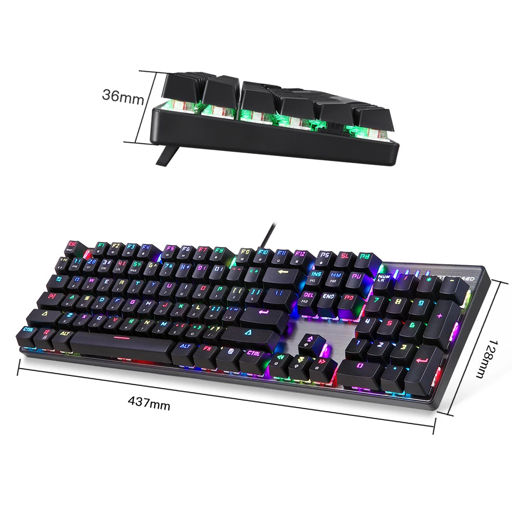 Motospeed CK104 RGB Mechanical Keyboard
