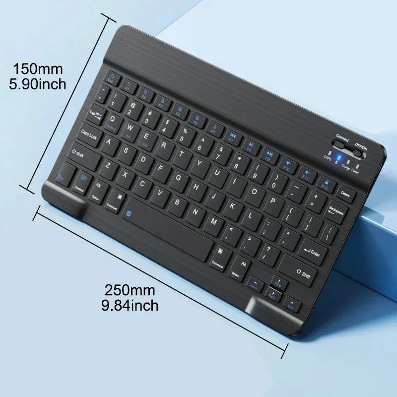 Bluetooth-compatible Slim Rechargeable Mini Keyboard