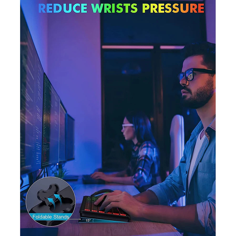 RGB Wireless Rechargeable Keyboard Combo