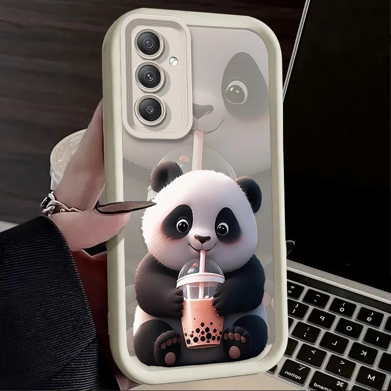 Drink Tea Milk Panda Case for Samsung Galaxy