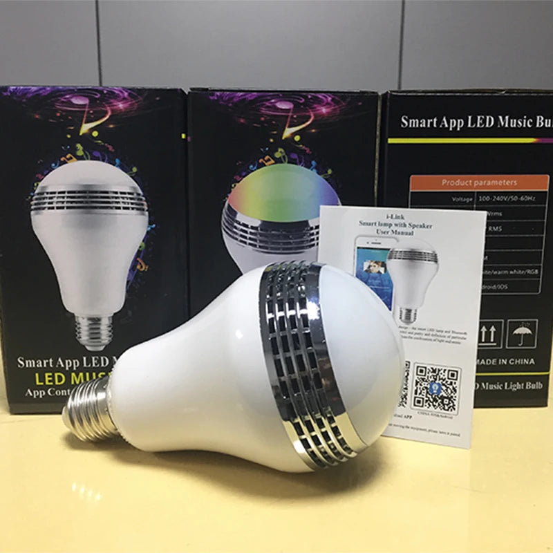 APP-Controlled Bluetooth Speaker LED Bulb