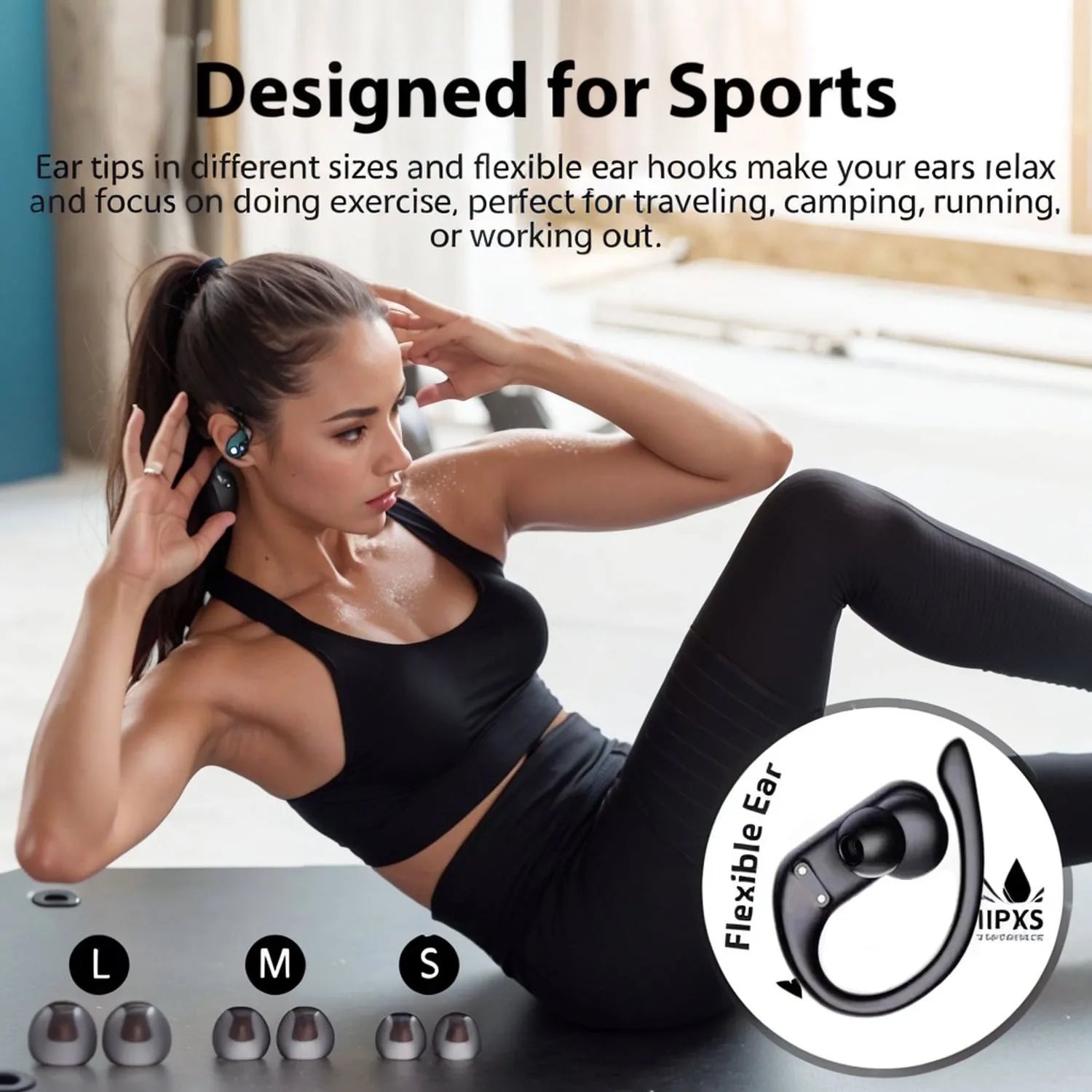 HiFi HD Call Wireless Earbuds Black