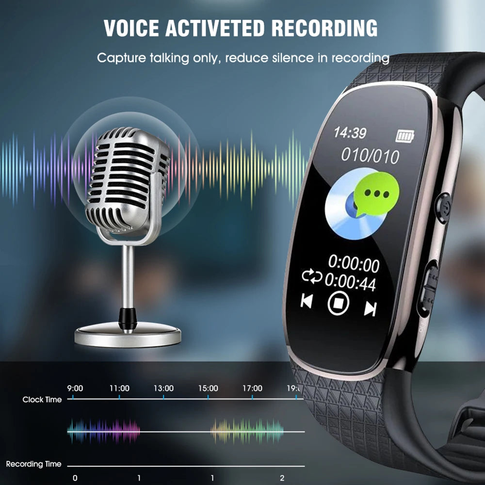 Smart Digital Voice Recorder Watch 16GB