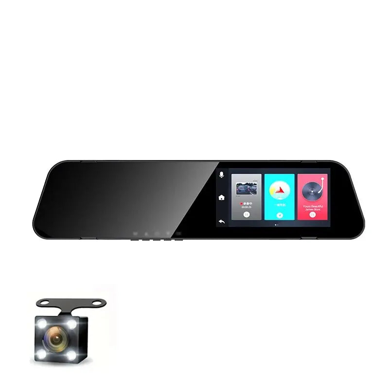 Dual Lens 1080P Car Dash Cam with Night Vision