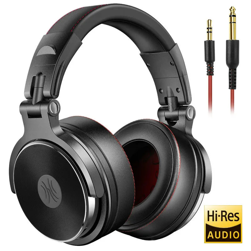 DJ Headphones With Microphone Over Ear