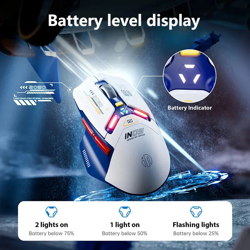 Rechargeable PAW3311 Bluetooth Mouse