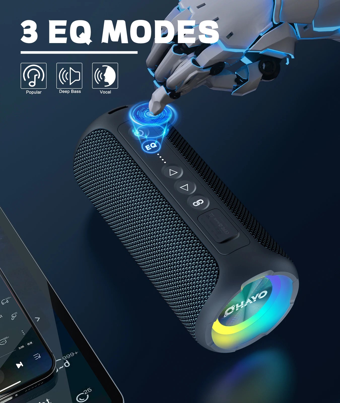 40W Outdoor Enhanced Bass Wireless Speaker