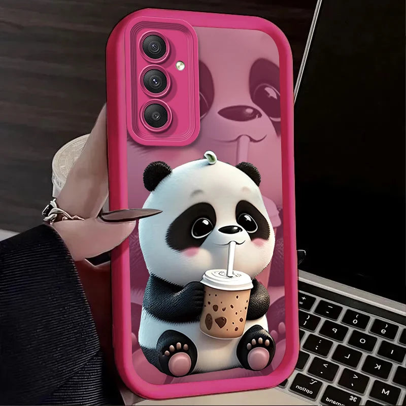 Drink Tea Milk Panda Case for Samsung Galaxy