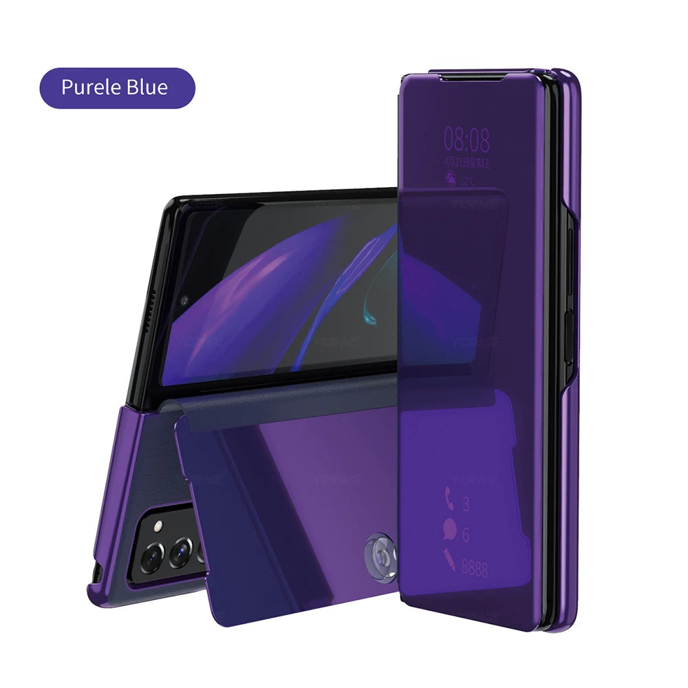 Mirror Flip Stand Case for Samsung