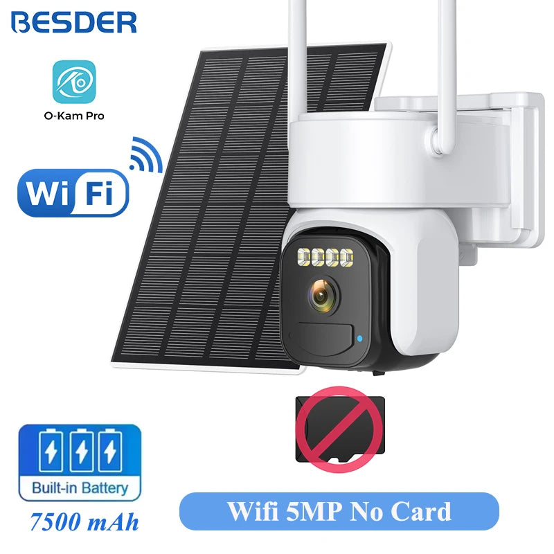 5MP Solar 4G PIR Security Camera
