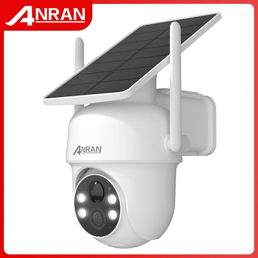 2K/5MP Solar-Powered Security Camera
