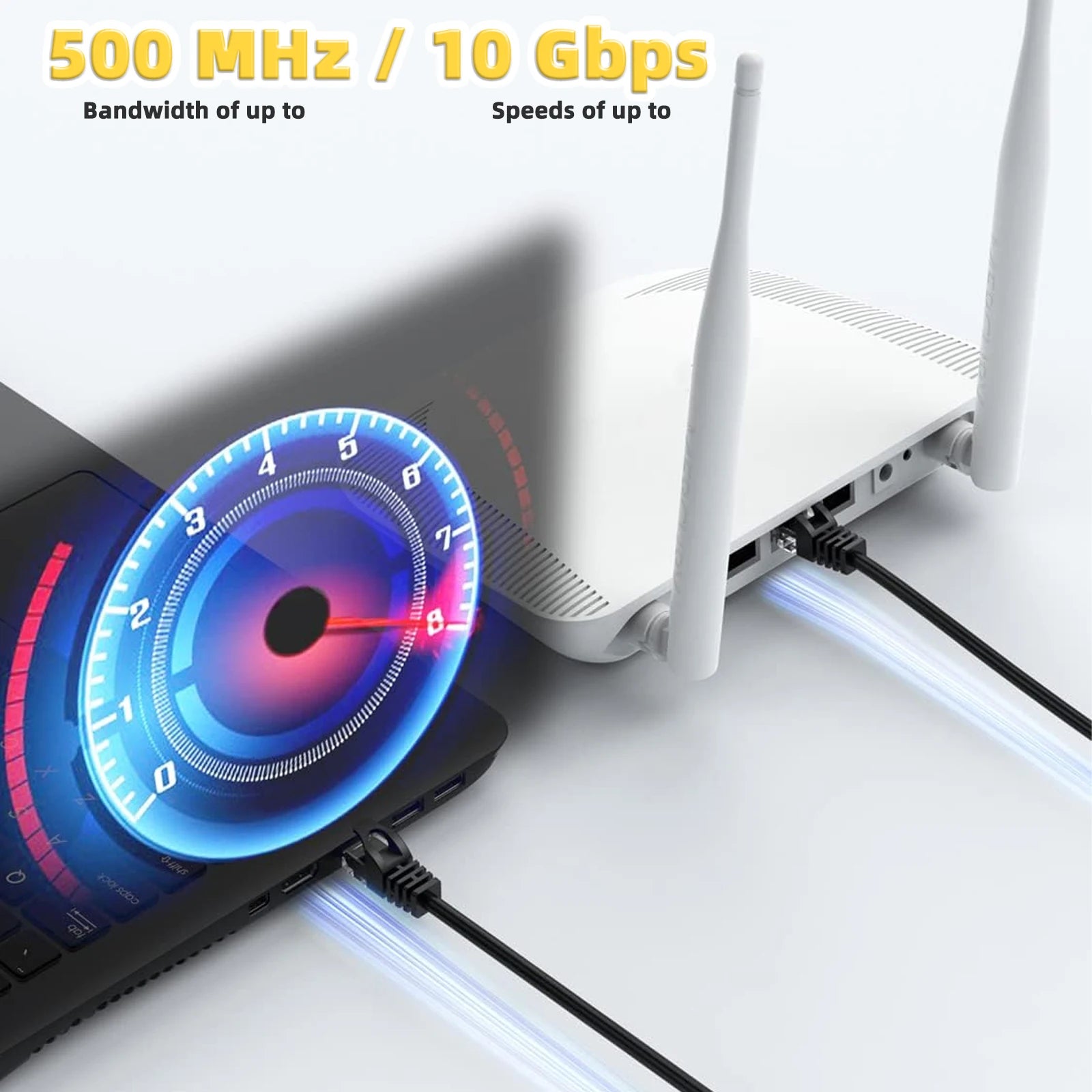 Round Cat6 Ethernet Cable