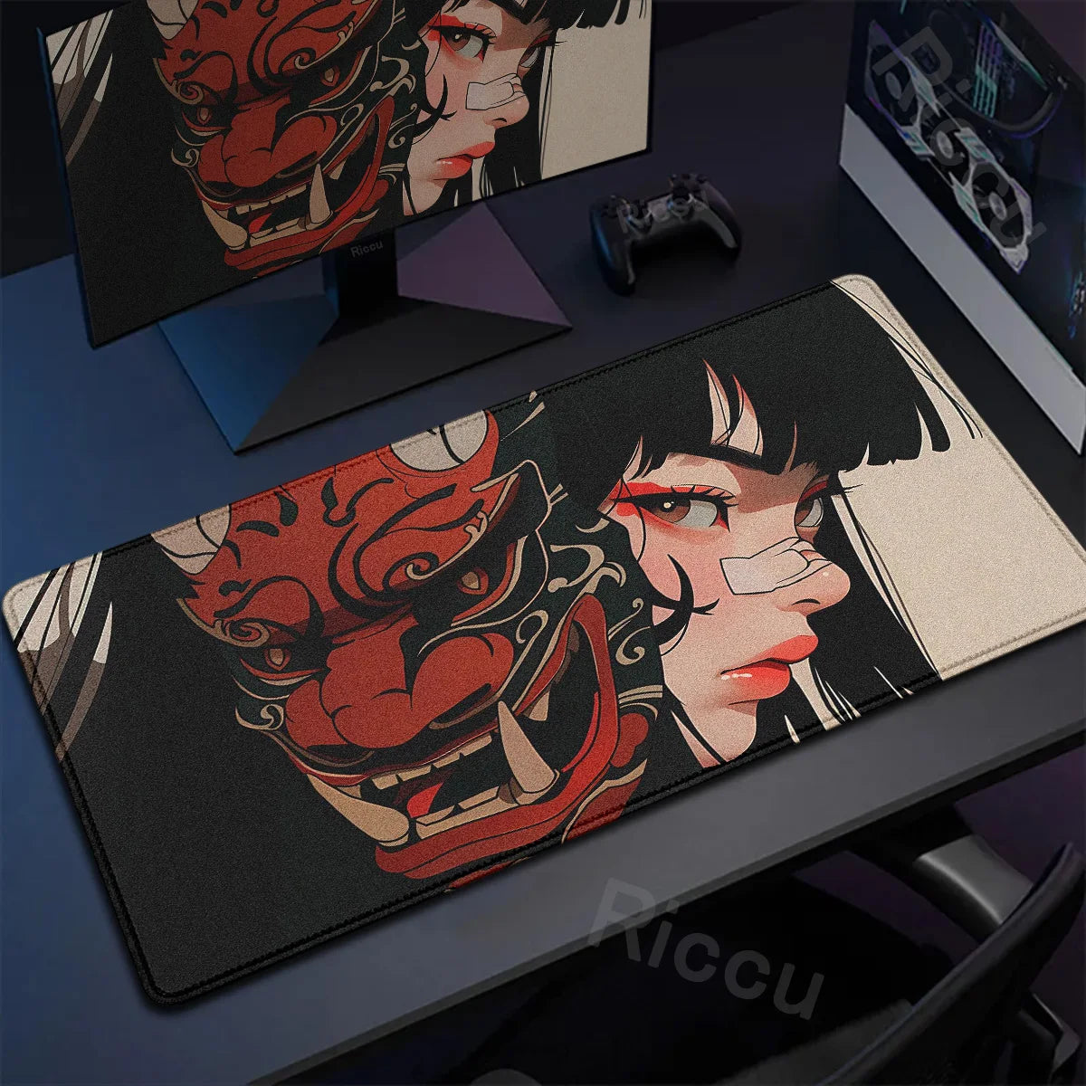 Large 40x90cm Japan-Themed Mousepad
