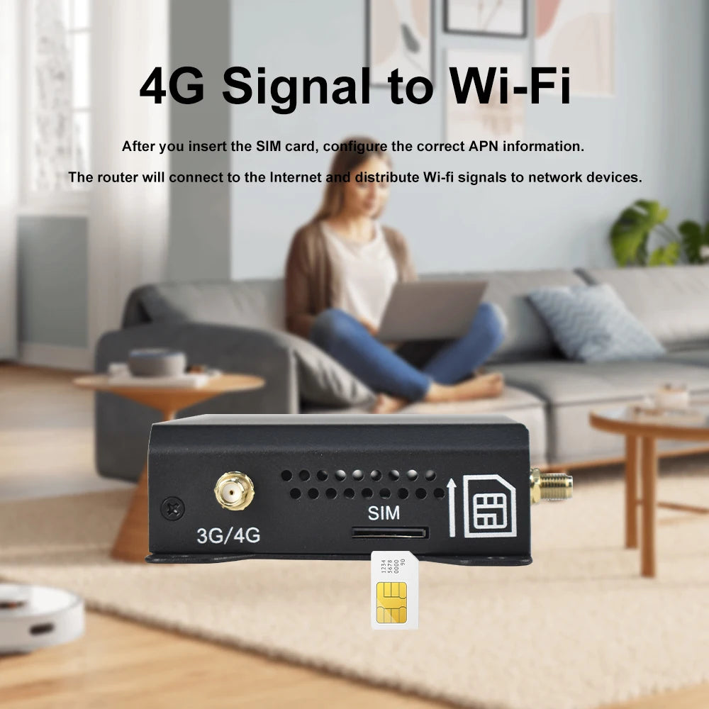 4-Antenna 4G LTE Router