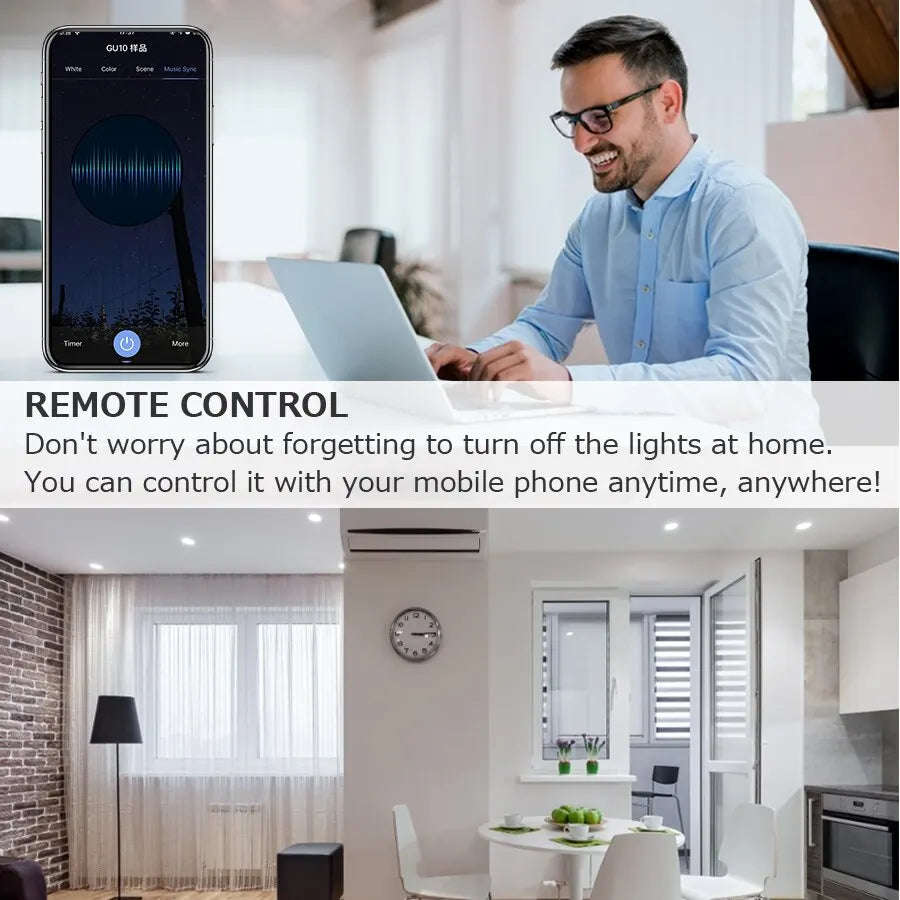 Dimmable GU10 Bluetooth Smart Bulb