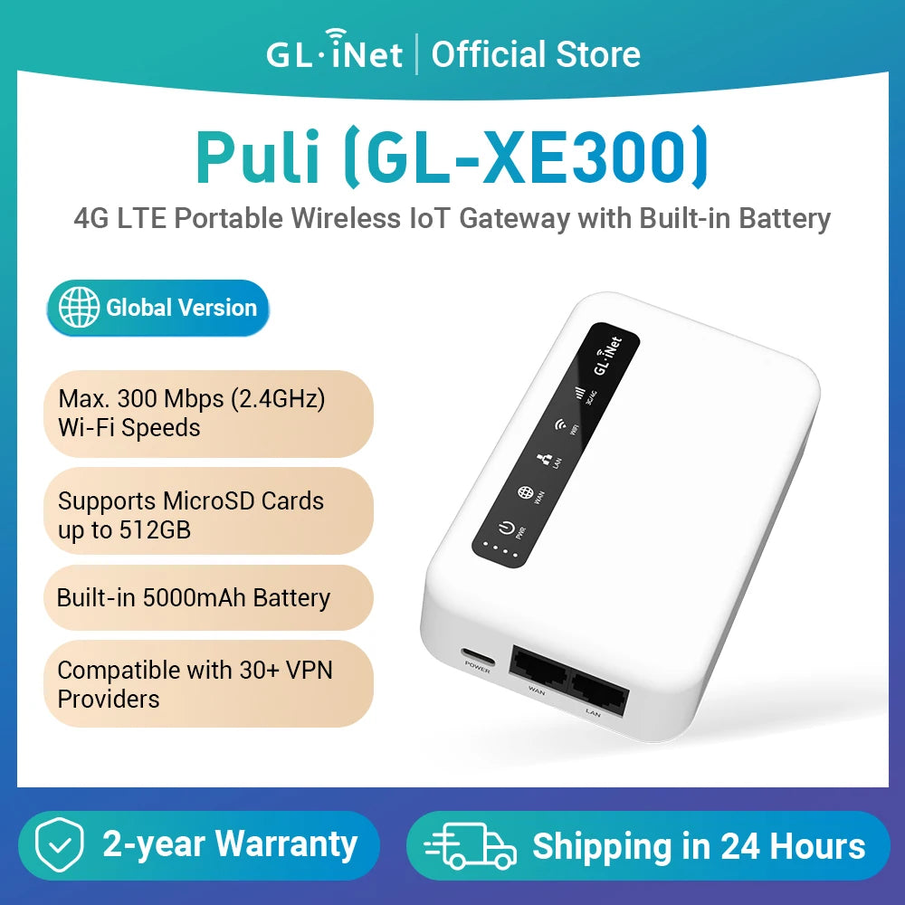 Portable 4G LTE VPN Router