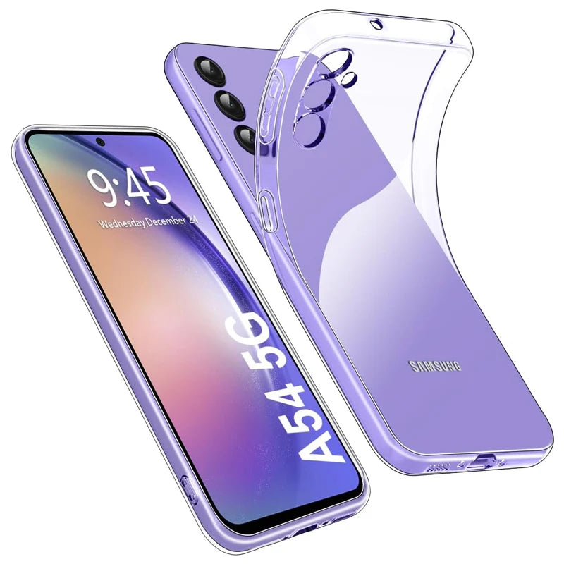 Clear Soft Silicone Case for Samsung