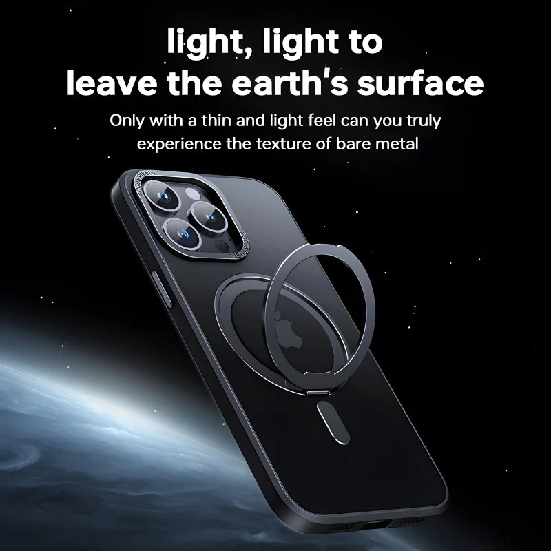 360° Rotating Metal Ring iPhone Holder