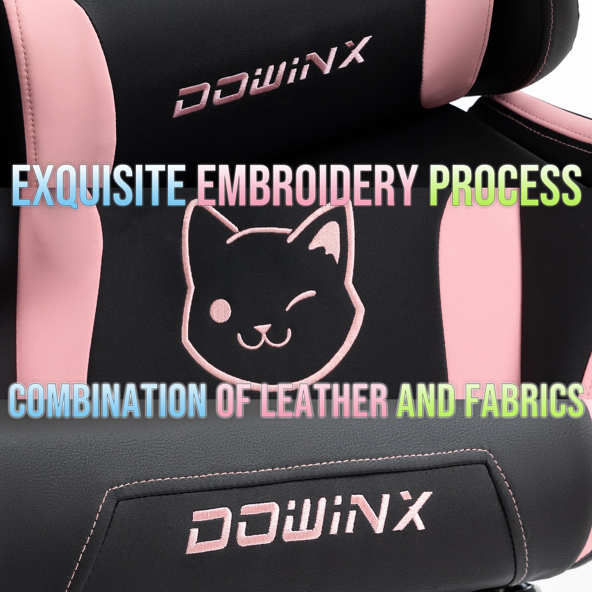 Cat Ears Gaming Chair with Massage