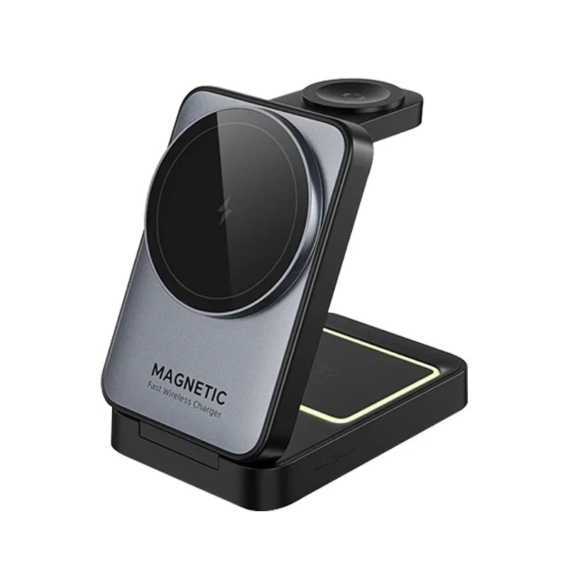 Foldable 3-in-1 Magnetic Charging Station