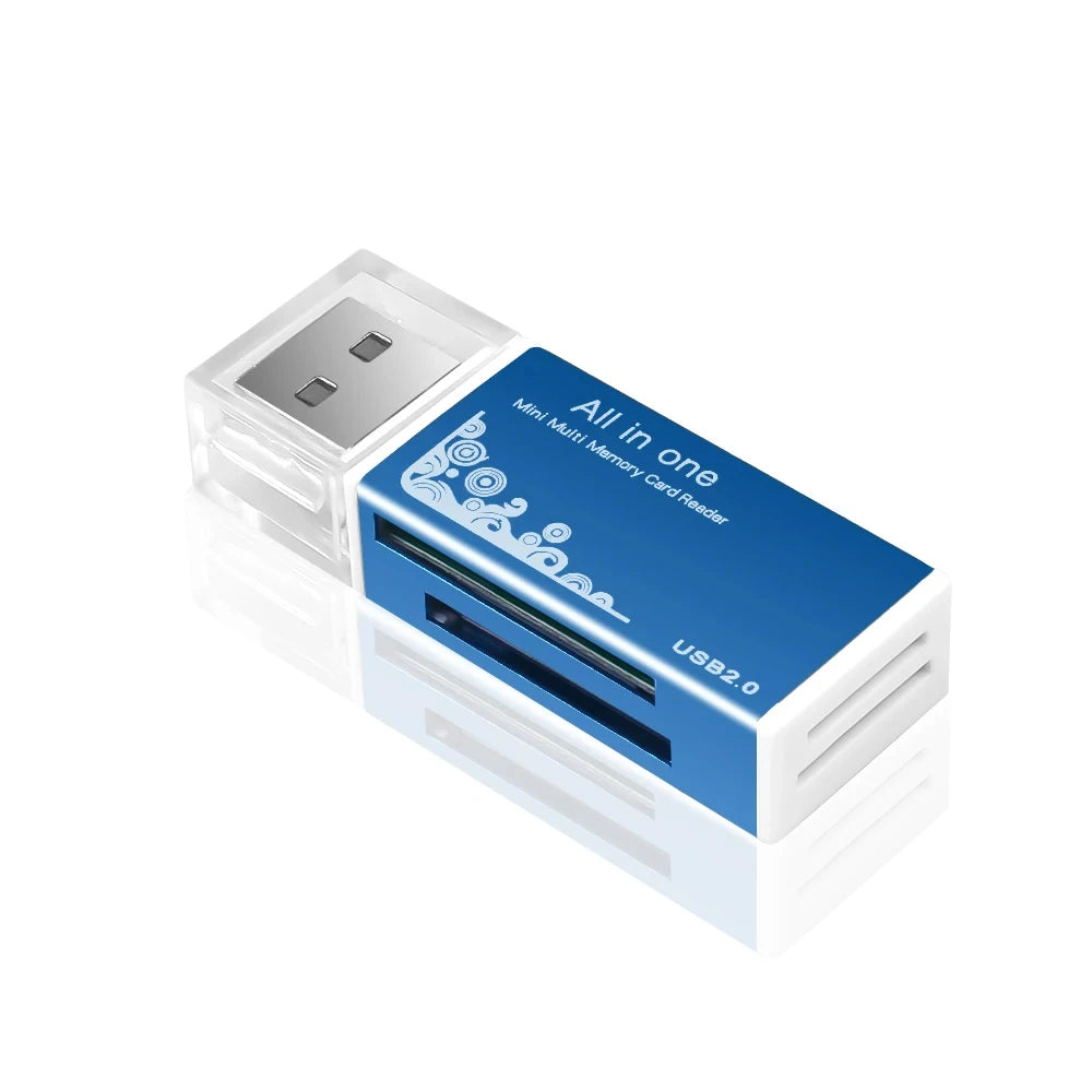 4 Port USB 2.0 Memory Card Reader