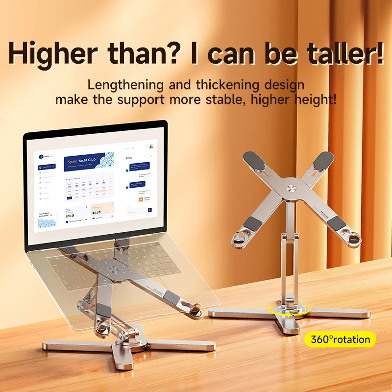360° Rotating Aluminum Laptop Stand