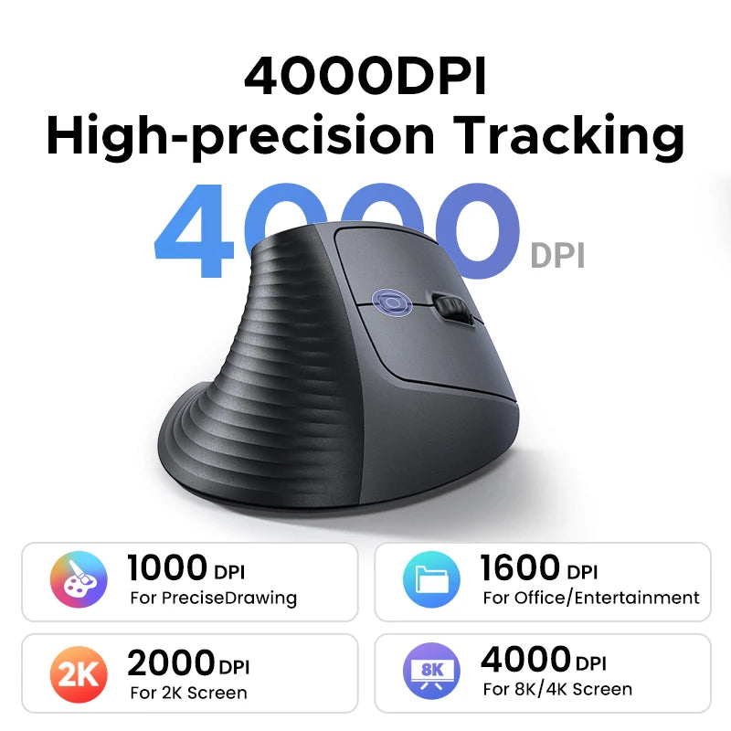 2.4G 4000DPI with 6 Mute Buttons