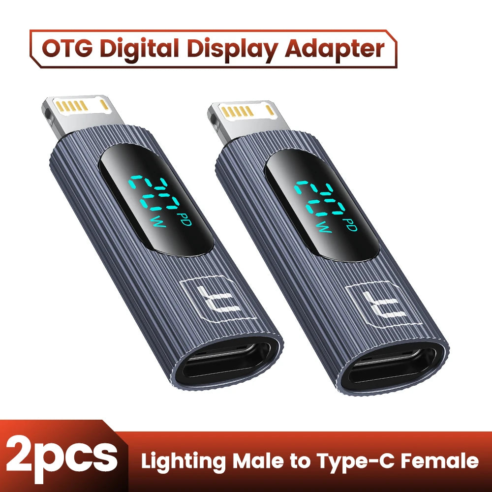 20W PD Lightning to USB C Adapter