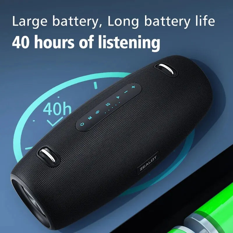 60W Portable Bluetooth Party Speaker