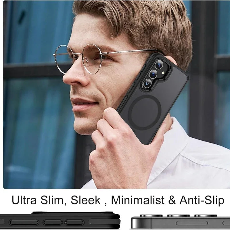 Magnetic Kickstand Phone Case for Samsung
