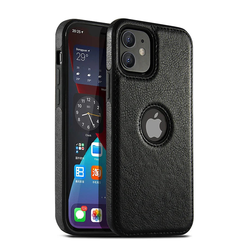 High-Quality PU Leather iPhone Case