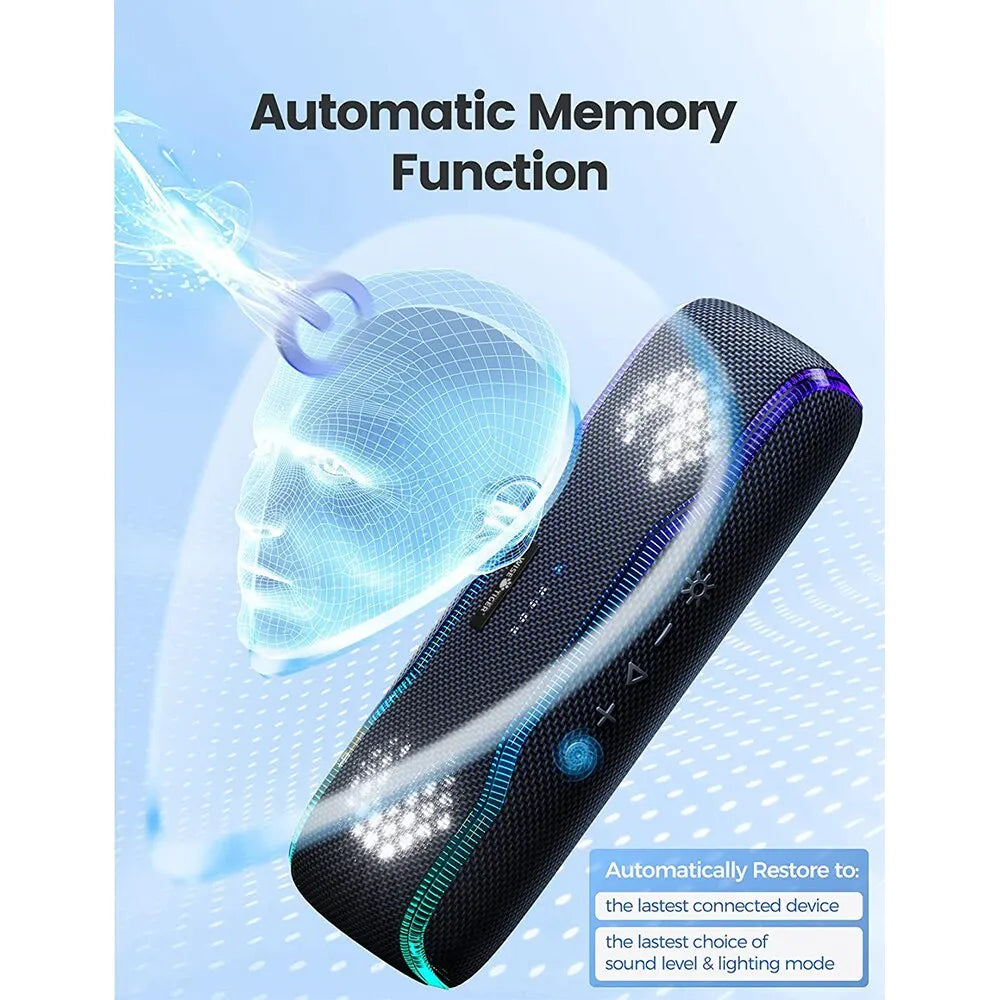 25W RGB Stereo Portable Speaker