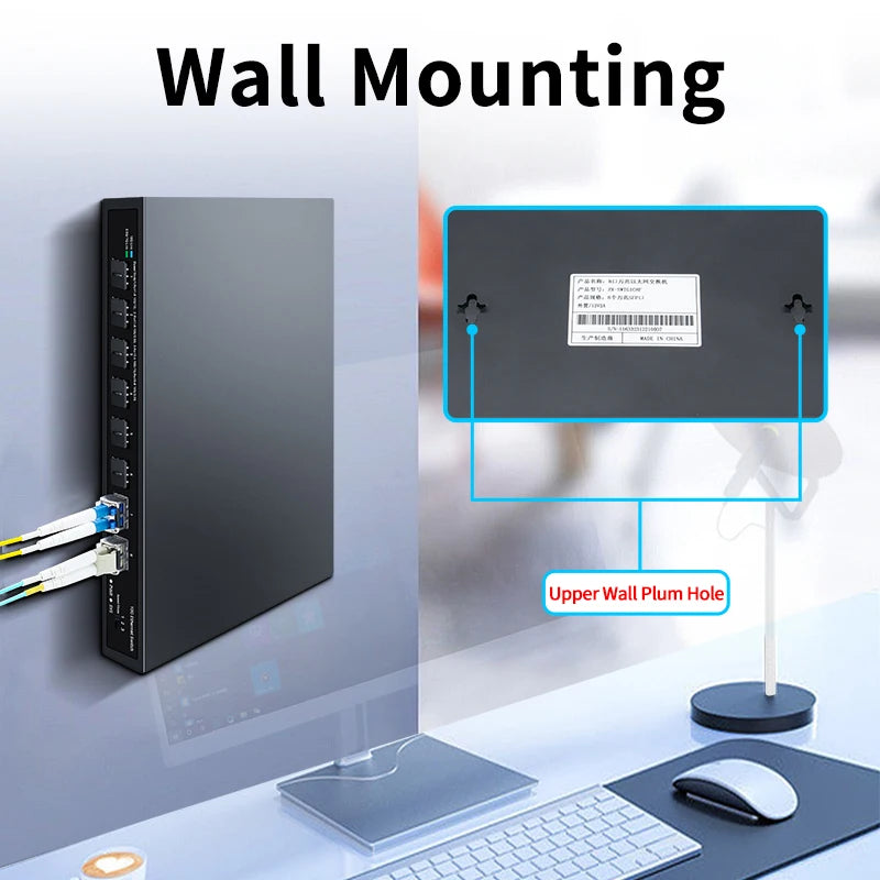 8-Port 10Gbe SFP+ Ethernet Switch