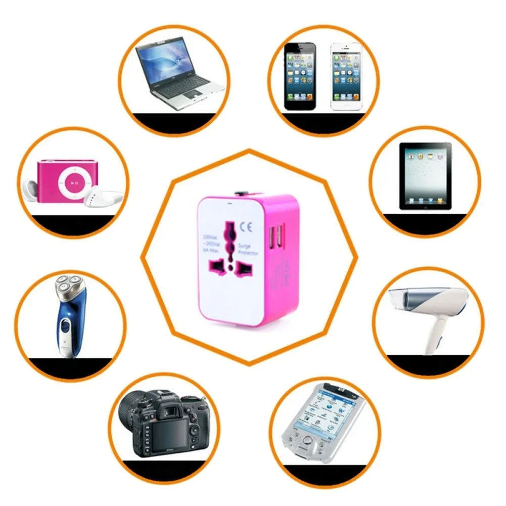 Universal Travel Adapter with USB