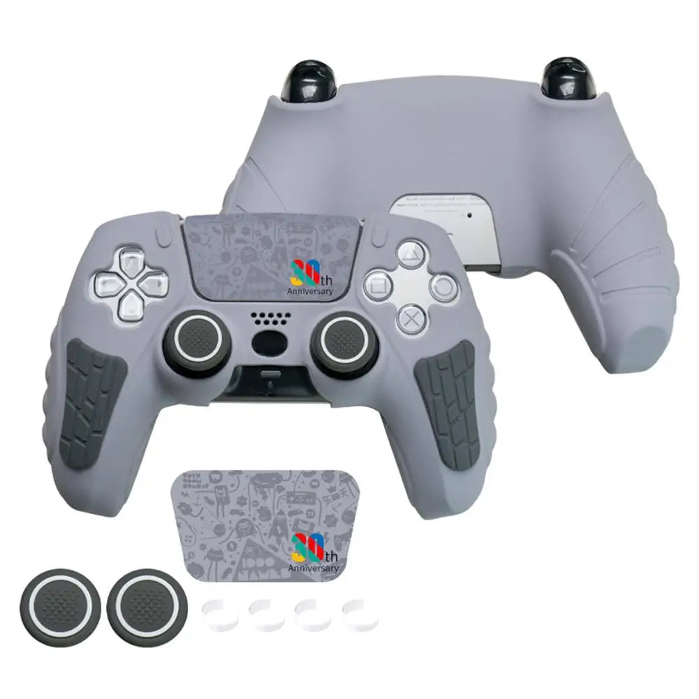Gaming Controller with Silicone Cover Gray
