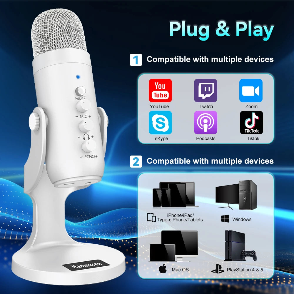 USB Condenser Studio Microphone