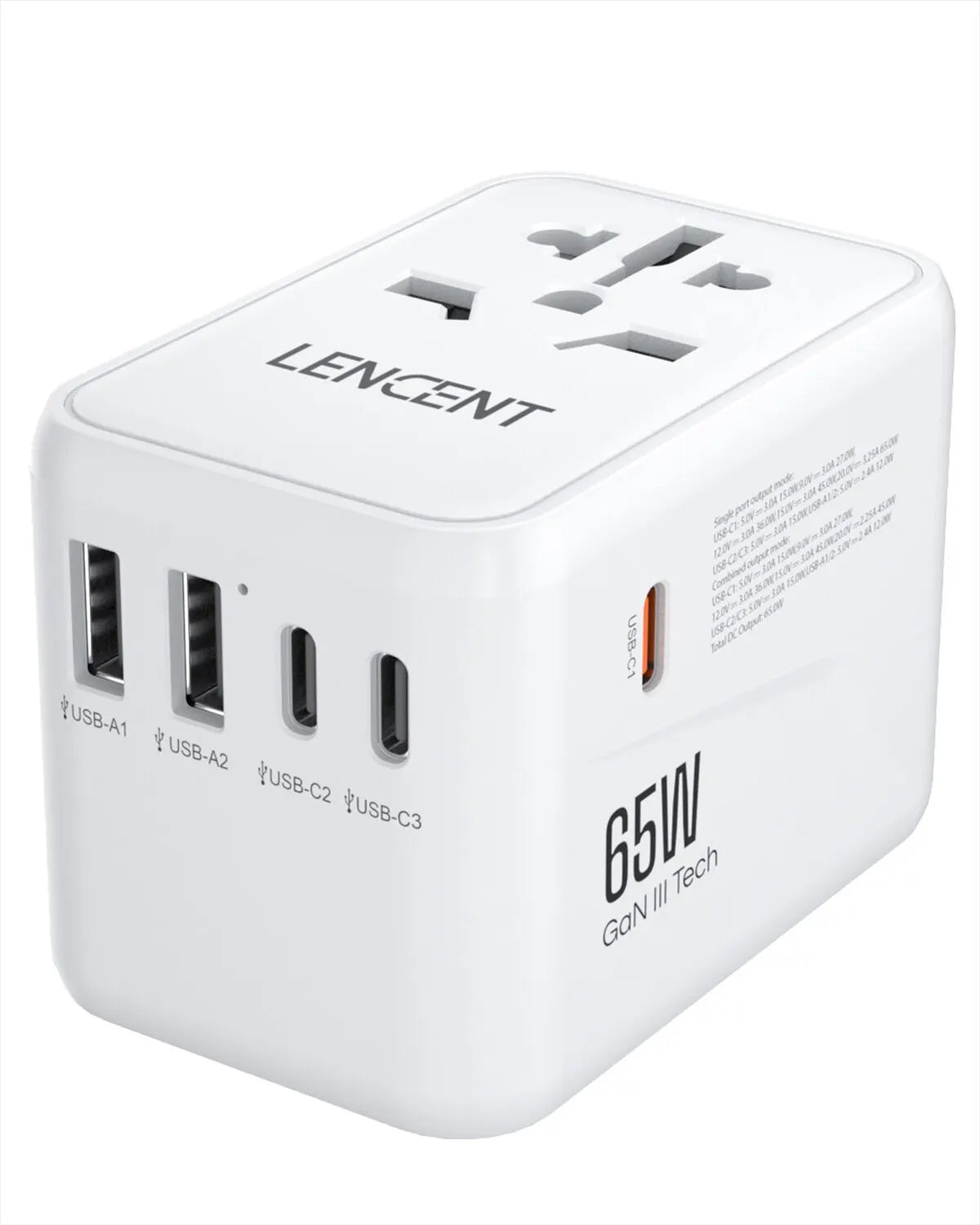 GaN Fast Travel Adapter 100W