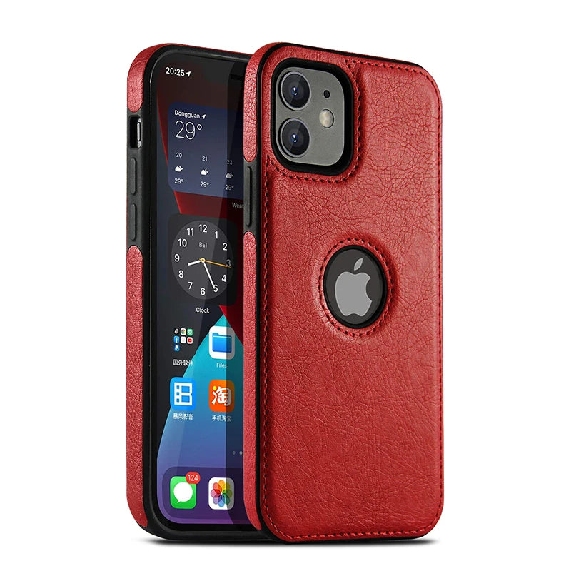 High-Quality PU Leather iPhone Case