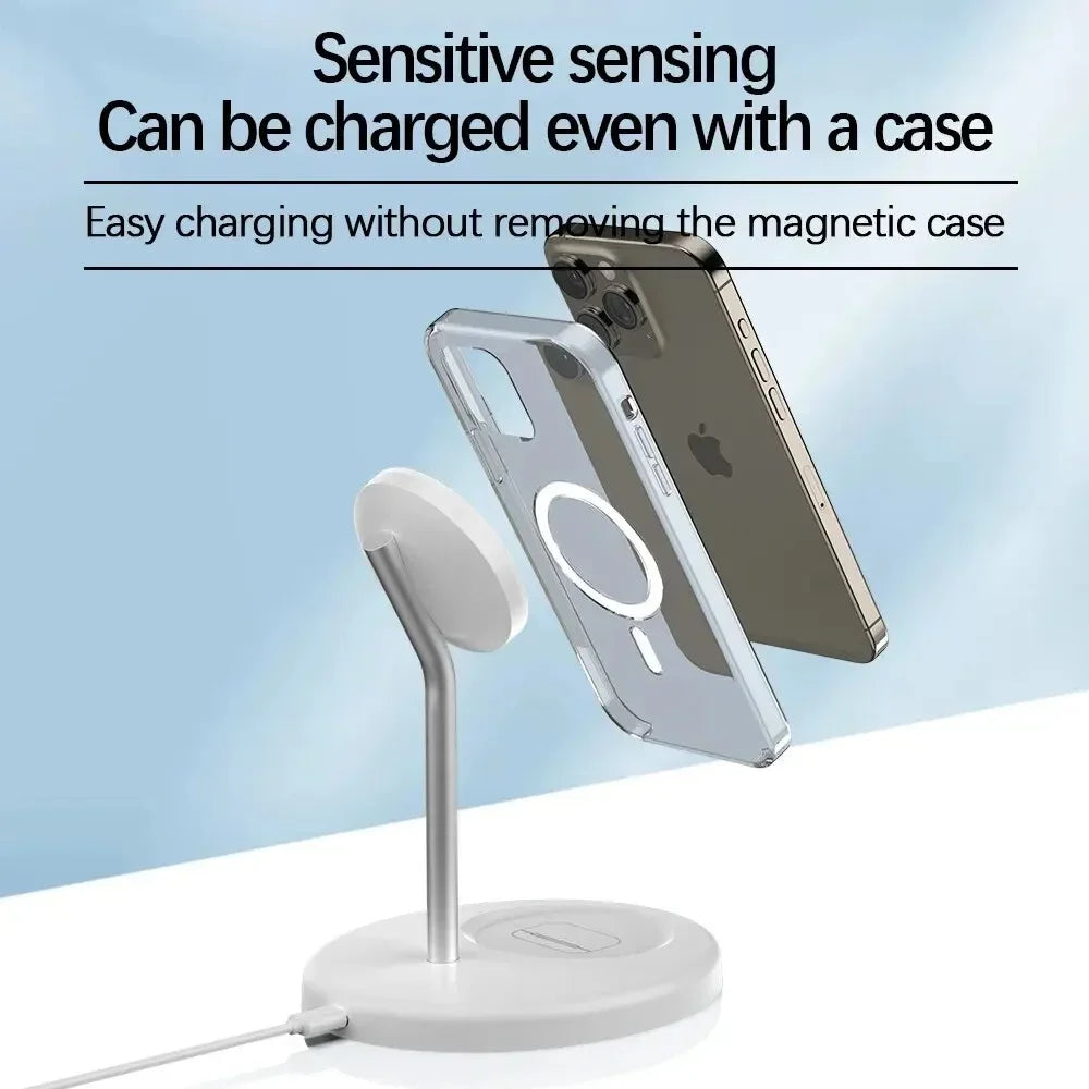 2 in 1 Magnetic Phone Charging Station Dock