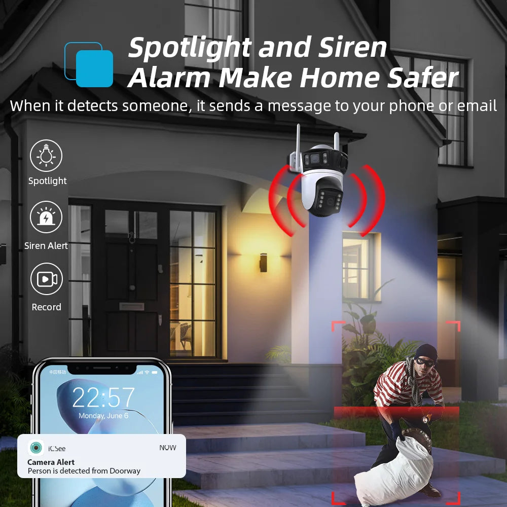 Outdoor 4K Auto-Tracking Security Camera
