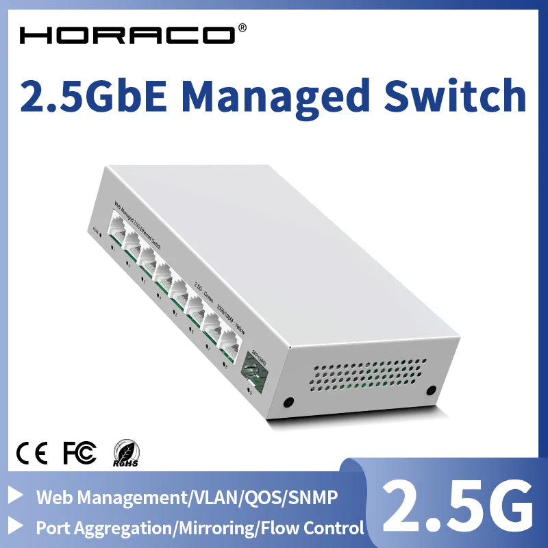 8-Port 2.5GbE Web-Managed Switch