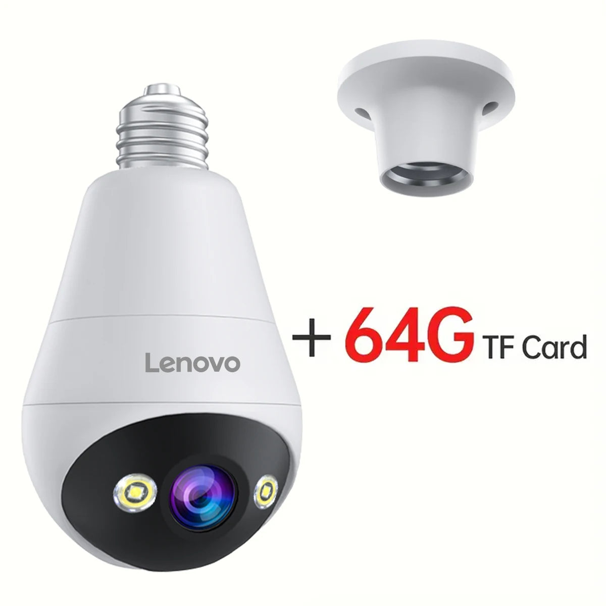 3MP Wireless Bulb Security Camera