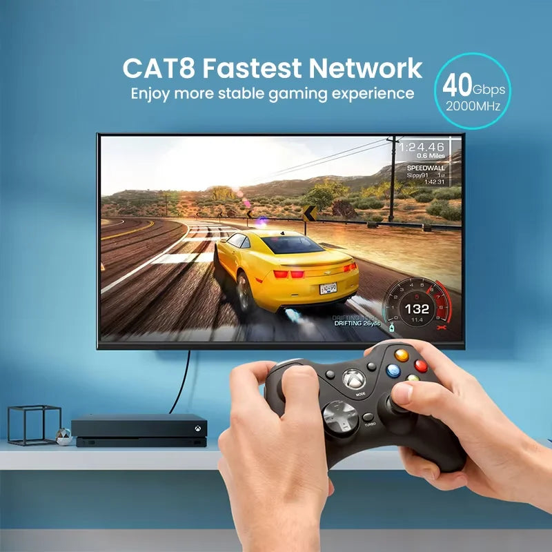 CAT8 40Gbps Ethernet Cable Network Lan