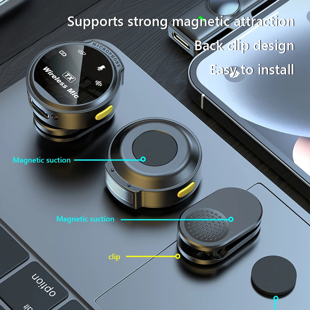 Wireless Lavalier Lapel Microphone for iOS/Android