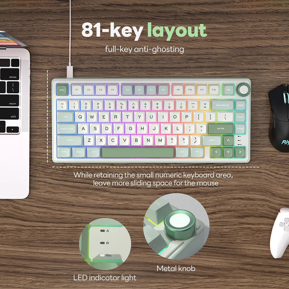 R75 RGB Hot-Swappable Gaming Keyboard