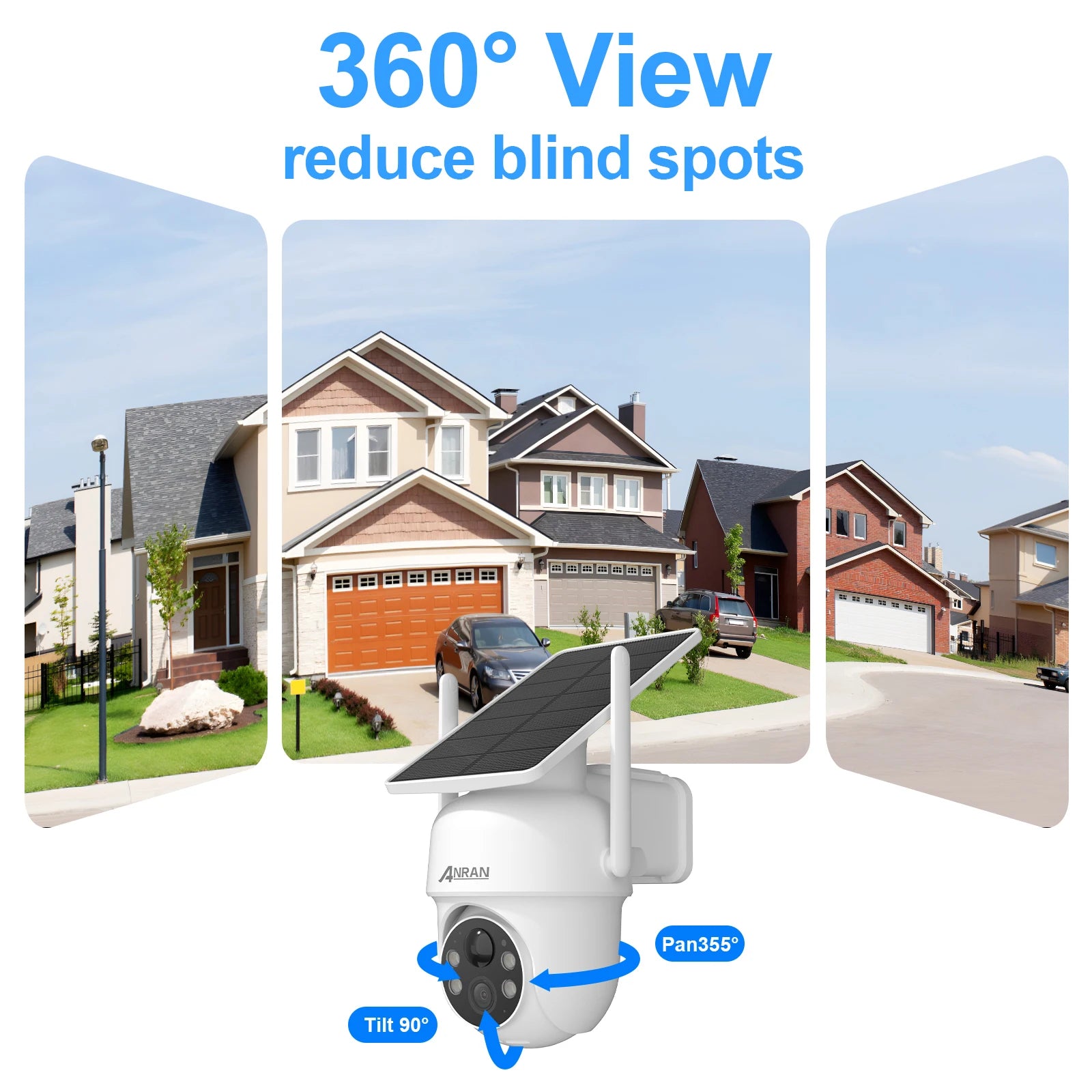 2K/5MP Solar-Powered Security Camera