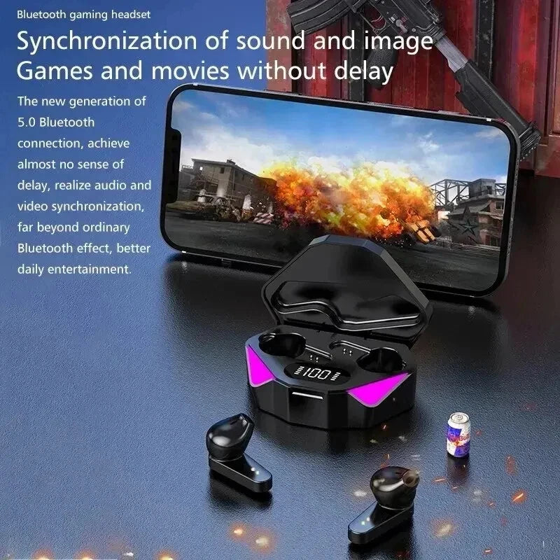 Wireless Low-Latency Gaming Earbuds
